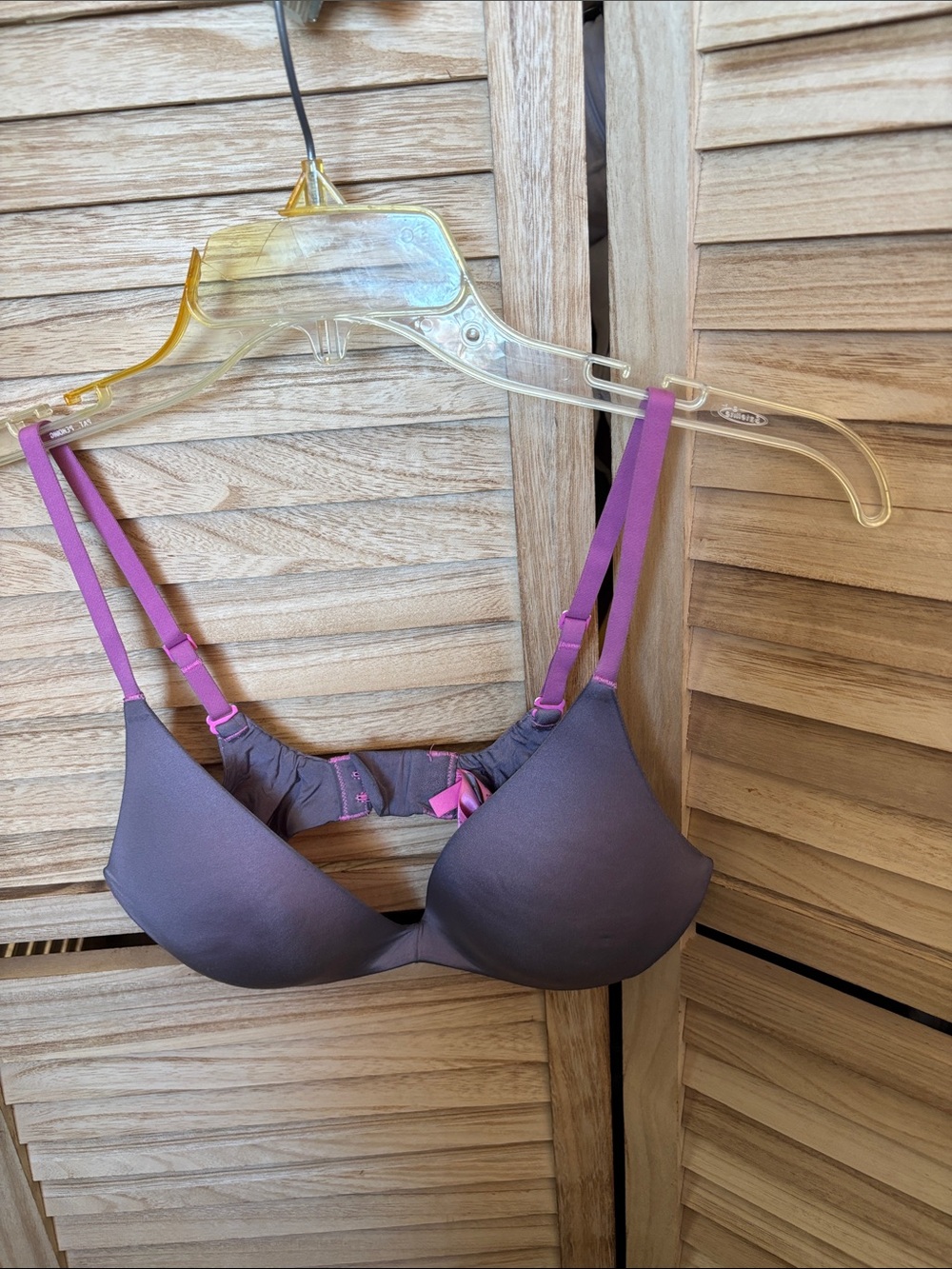 Light Grey Padded Bra 34B